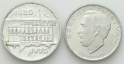 Węgry. 10 forintów 1948 + 200 forintów 1975