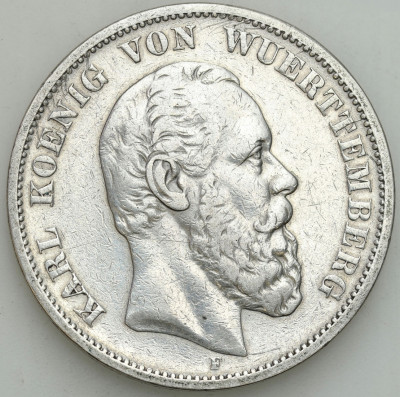 Niemcy 5 Marek 1876 F Wirttembergia