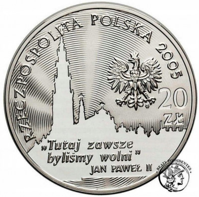20 złotych 2005 Jasna Góra – obrona