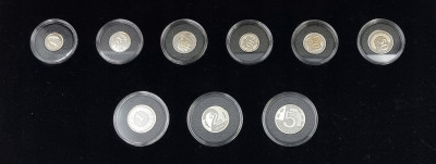 Miniatury polskich monet obiegowych 2009 SREBRO