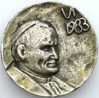 Polska. Medal. Jan Paweł II 1983 SREBRO