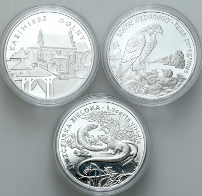 III RP. 20 złotych 2008-2009, zestaw 3 szt