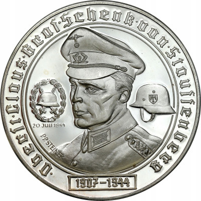 Niemcy generałowie medal Stauffenberg SREBRO