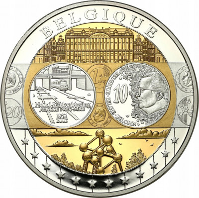 Medal - waluta Euro - SREBRO – Belgia