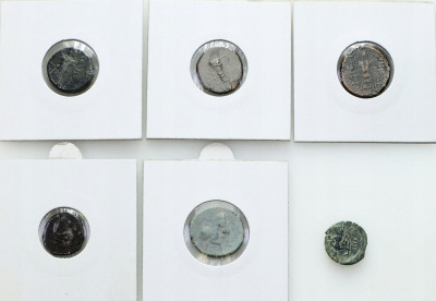 Grecja, AE IV – I w p. n. e. – zestaw 6 sztuk
