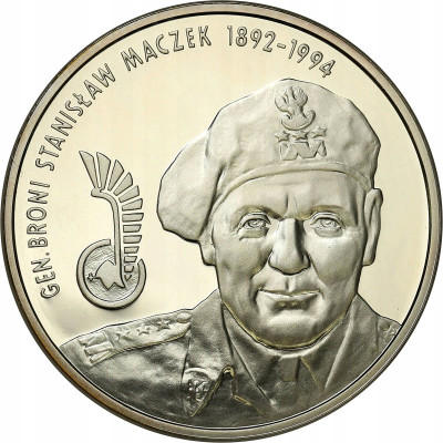 III RP 10 złotych 2003 Stanisław Maczek