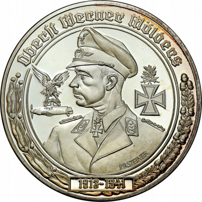 Niemcy generałowie medal pilot Moelders SREBRO