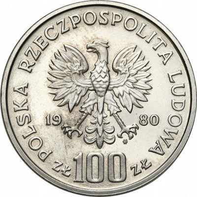 PRL. PRÓBA Nikiel 100 złotych 1980 – Głuszec