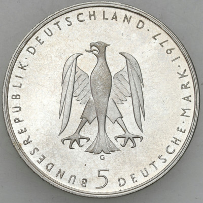 Niemcy, RFN. 5 marek 1977 G, Heinrich von Kleist