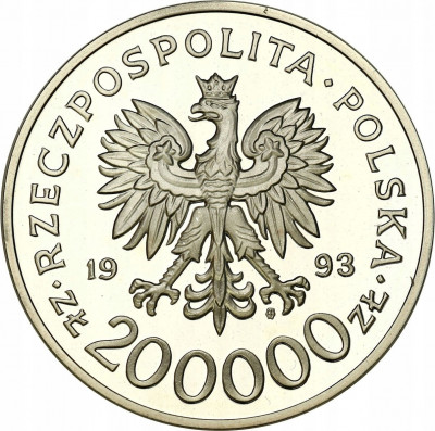 200 000 złotych 1993 Szczecin prawa miejskie