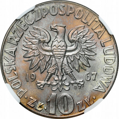 10 złotych 1967 Mikołaj Kopernik NGC MS66