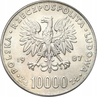 10.000 złotych 1987 Jan Paweł II - PIĘKNE
