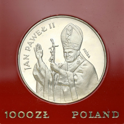 PRÓBA srebro 1.000 złotych 1982 Jan Paweł II