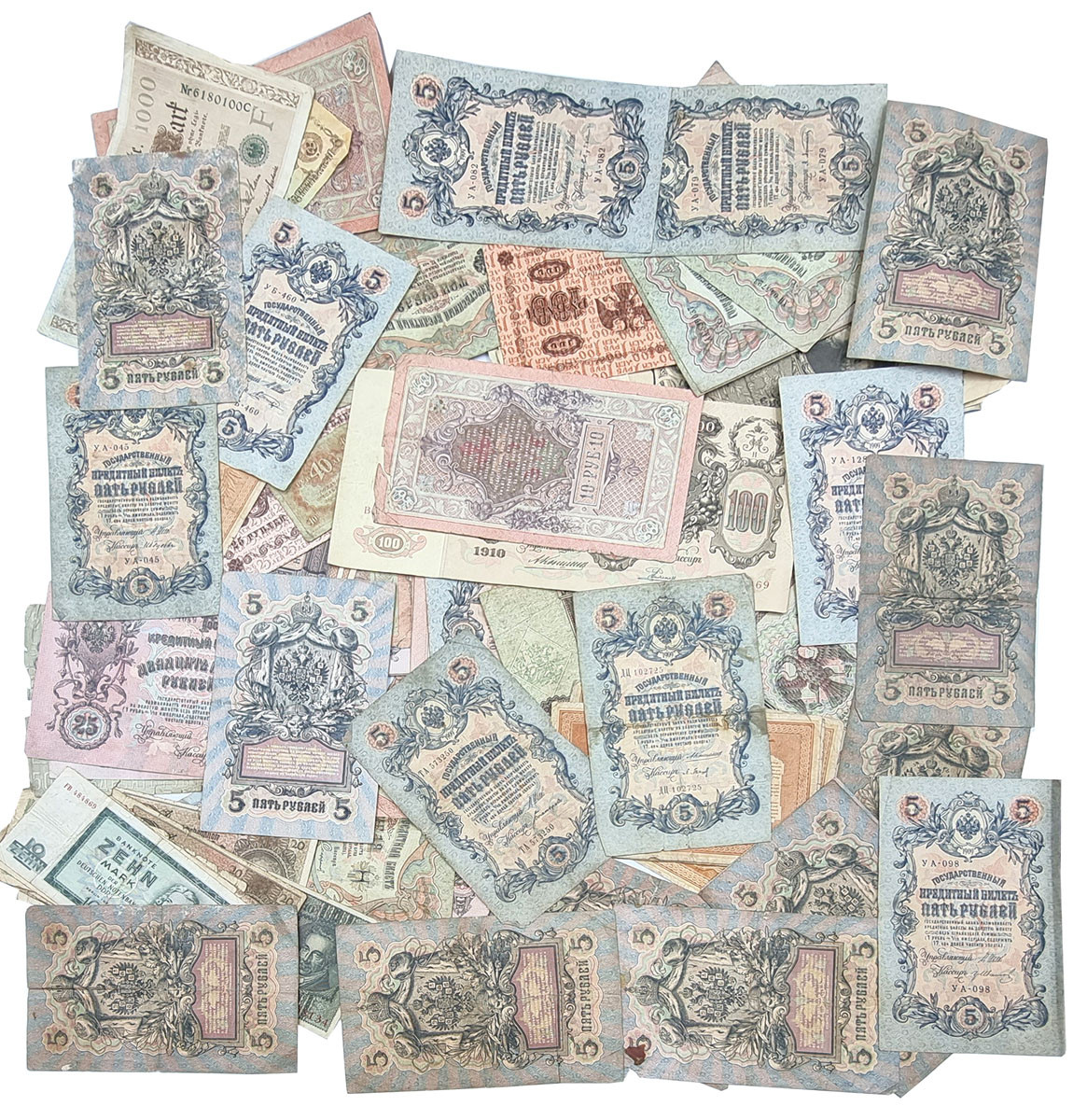 Banknoty Świat. Duży zestaw – 100 szt