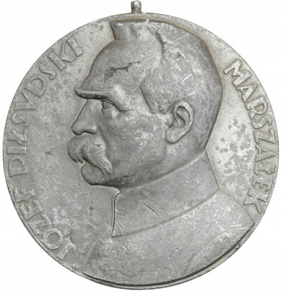 Polska medal 1930 Piłsudski KOPIA cyna