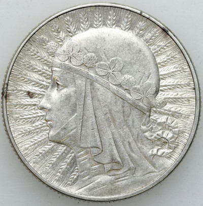 5 złotych 1934 głowa kobiety