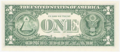 USA. 1 dolar 1953 - niebieska pieczęć