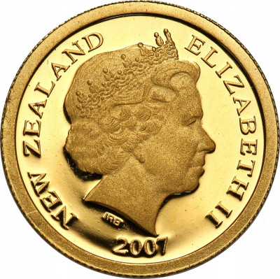 Nowa Zelandia 1 dolar 2007 Baza Scotta ZŁOTO