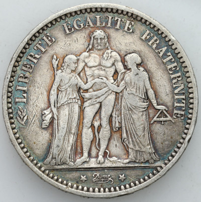 Francja 5 franków 1873 - Herkules
