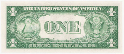 USA. 1 dolar 1935 - niebieska pieczęć