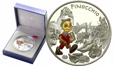Francja 1 1/2 Euro Bajka Pinokio 2002