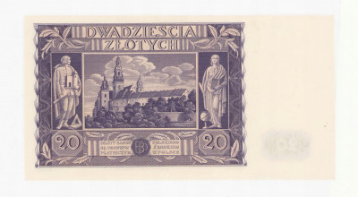 20 złotych 1936 seria CI