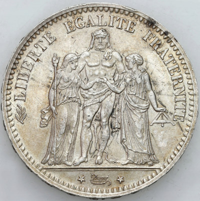 Francja 5 franków 1873 - Herkules