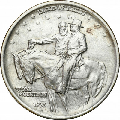 USA. 1/2 dolara (50 centów) 1925 Stone Mountain