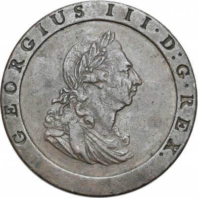 Jerzy III. 2 pensy 1797, Birmingham - ŁADNE