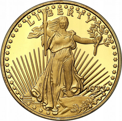 Replika USA 20 dolarów 1933 Double Eagle SREBRO