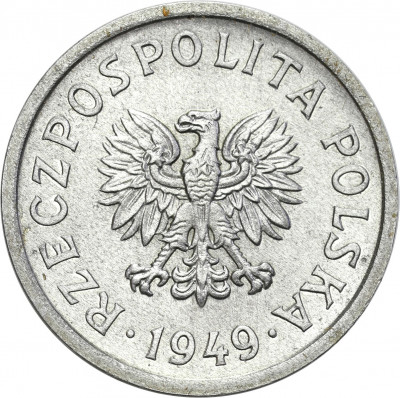 PRÓBA aluminium 10 groszy 1949
