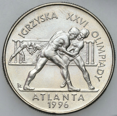 2 złote 1995 Atlanta zapaśnicy