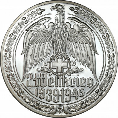 Niemcy generałowie medal Stauffenberg SREBRO