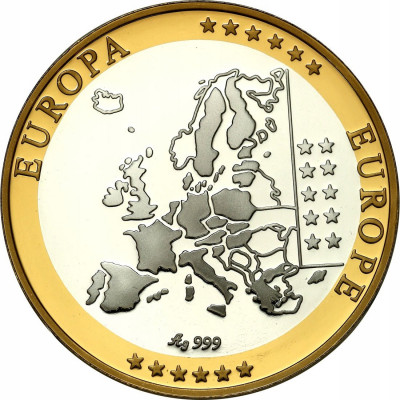 Medal - waluta Euro - SREBRO – Francja