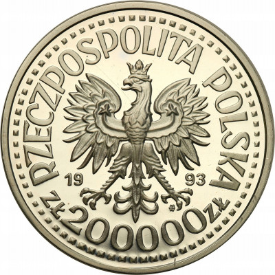200.000 złotych 1993 Kazimierz Jagiellończyk półp.