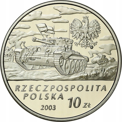 Polska III RP 10 zł 2003 Stanisław Maczek