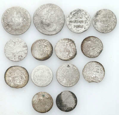 Zygmunt II August do XIX wieku monety – 14szt