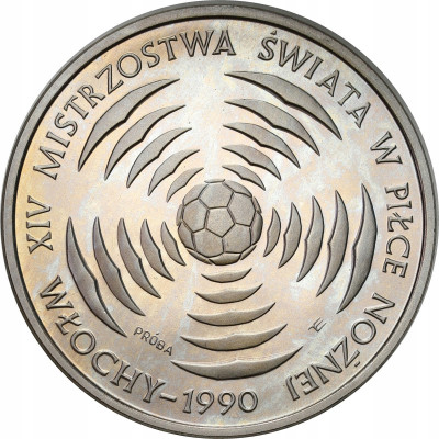 PRL PRÓBA 200 złotych 1988 Piłka Włochy 1990