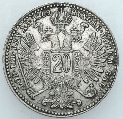 Austria. Franciszek Józef I1848-1916 20 Krajcarów