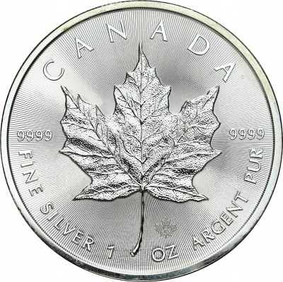Kanada 5 dolarów 2015 liść klonu - SREBRO