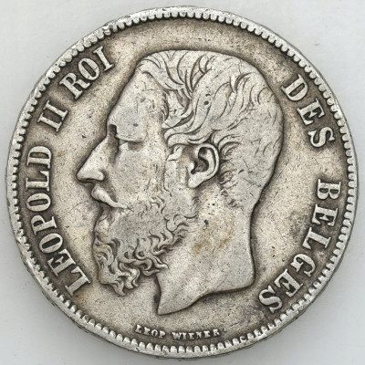 Belgia 5 franków 1870
