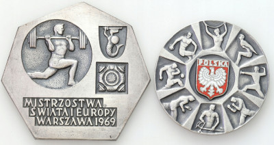 Polska. Zestaw Medali Sportowych – 2 szt