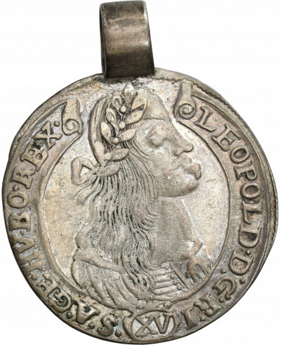Węgry, Leopold I 15 krajcarów 1674 KB