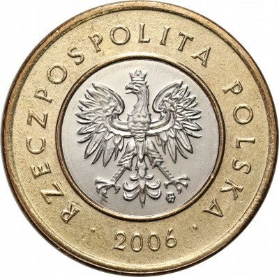 Polska. 2 złote obiegowe 2006 – WYŚMIENITE