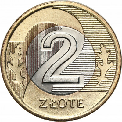 Polska. 2 złote obiegowe 2006 – WYŚMIENITE