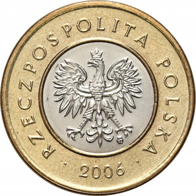 Polska. 2 złote obiegowe 2006 – WYŚMIENITE