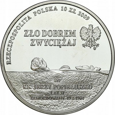 10 złotych 2009 Popiełuszko