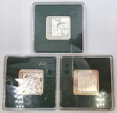Polska III RP zestaw 3 monet 10zł kolekcjonerskich