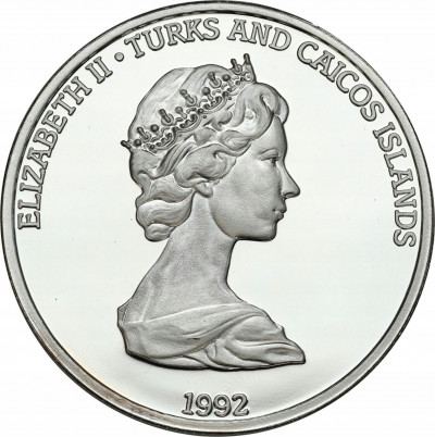 Turks Caicos. 20 koron 1992