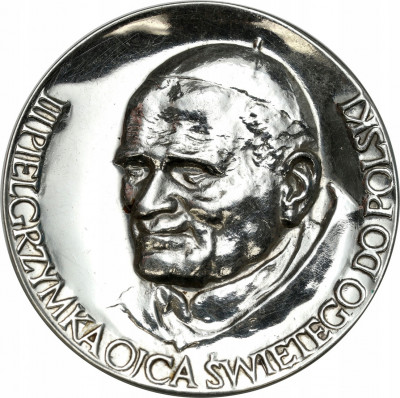 Medal Jan Paweł II 1987 SREBRO